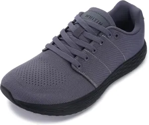 WHITIN Men's Wide Toe Box Walking Shoes   Zero Drop with Non-Slip Rubber Outsole
