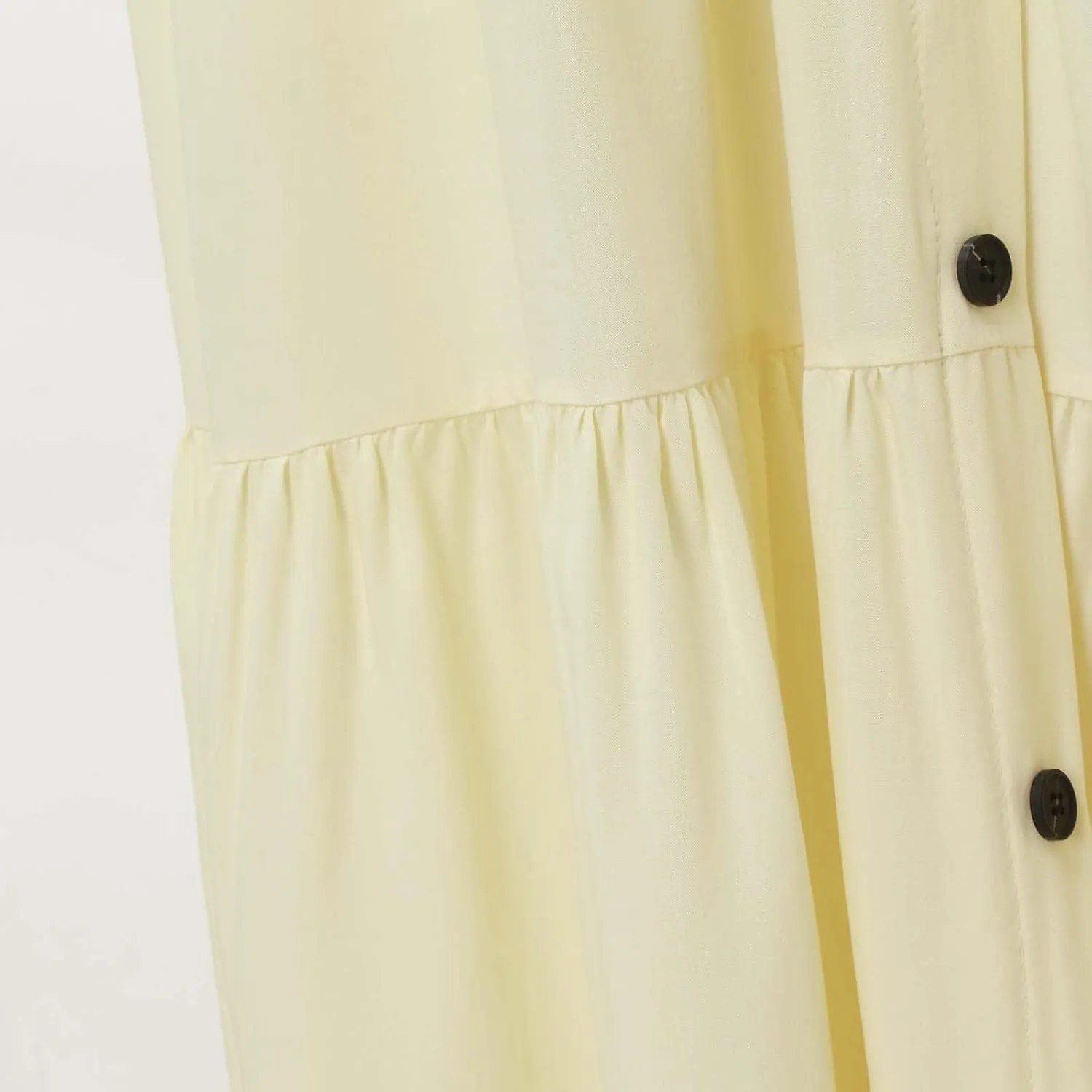 Women Summer Button Down Maxi Skirt 2024 Casual High Waist Pleated A-Line Beach Flowy Long Ruffle Swing Skirts
