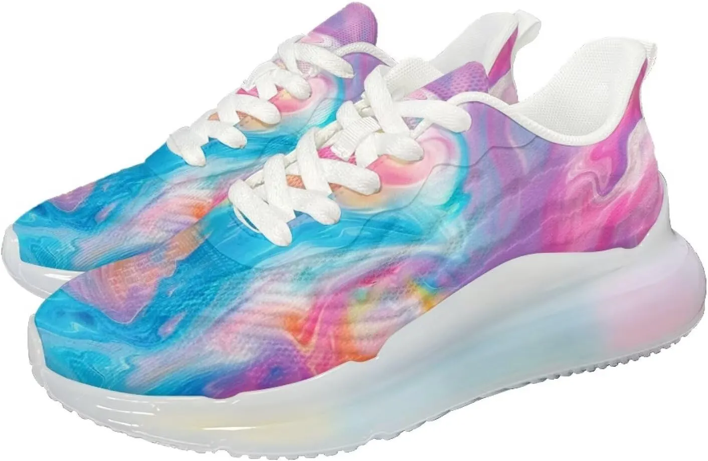 Women's Air Cushion Running Shoes Non Slip Lightweight Walking Athletic Sport Shoes Casual Ladies Fashion Sneakers Size 6-11