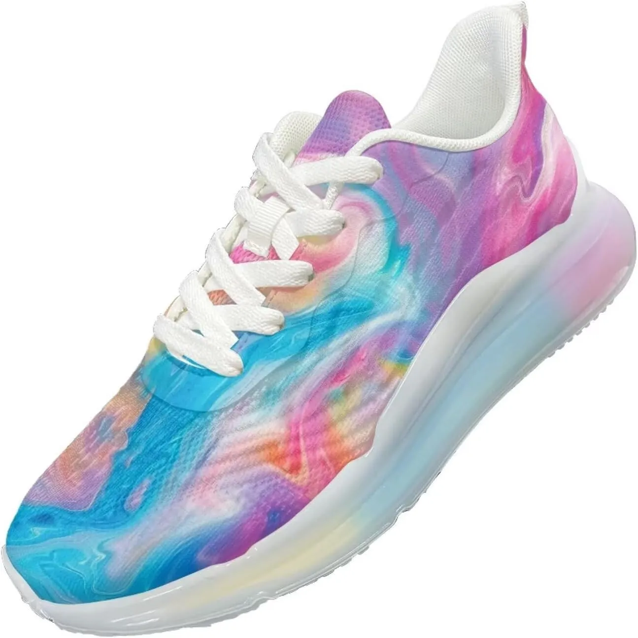 Women's Air Cushion Running Shoes Non Slip Lightweight Walking Athletic Sport Shoes Casual Ladies Fashion Sneakers Size 6-11
