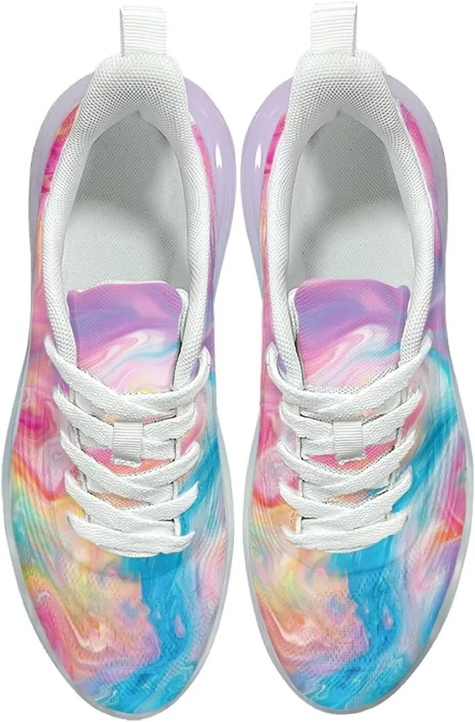 Women's Air Cushion Running Shoes Non Slip Lightweight Walking Athletic Sport Shoes Casual Ladies Fashion Sneakers Size 6-11