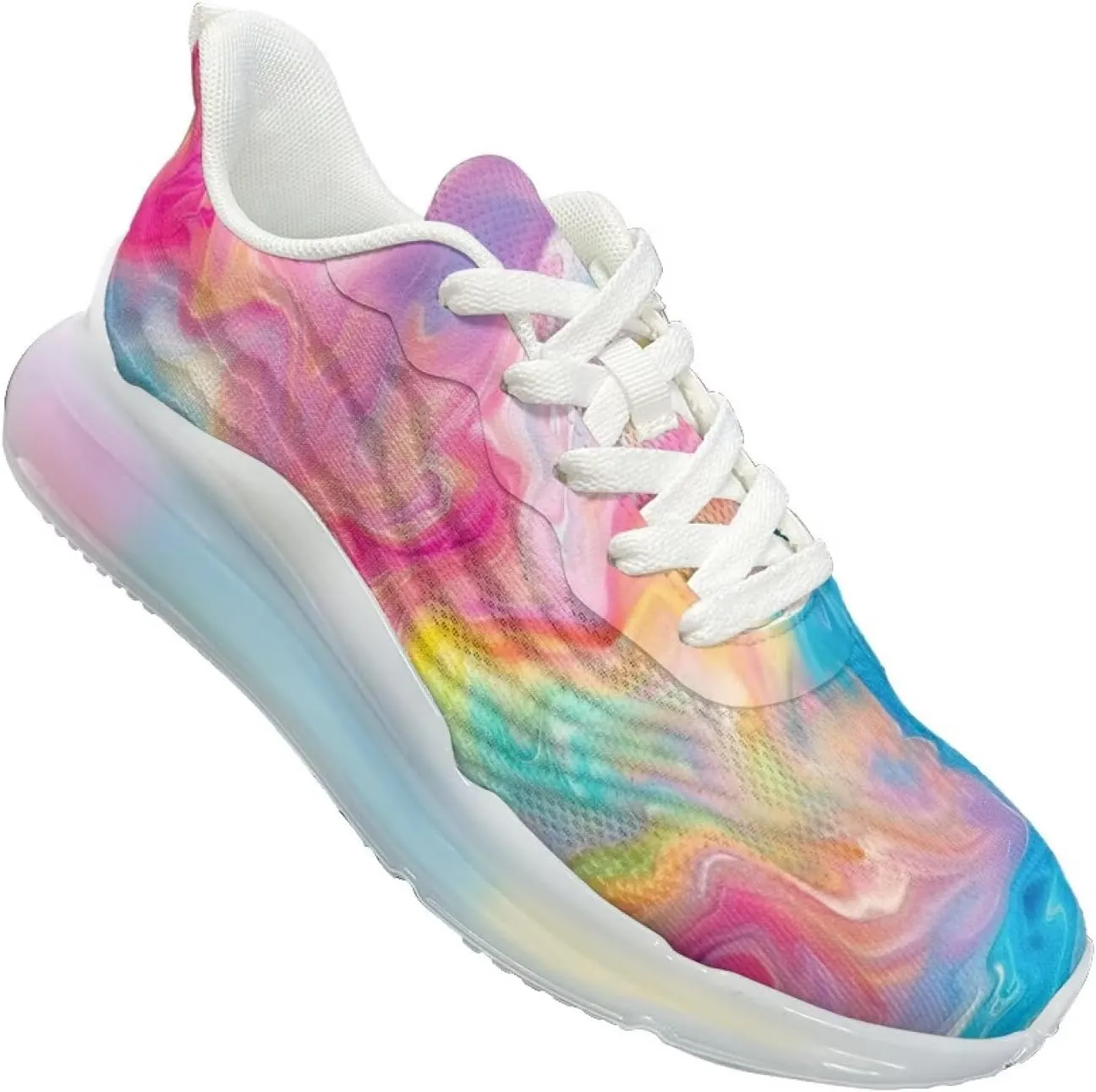 Women's Air Cushion Running Shoes Non Slip Lightweight Walking Athletic Sport Shoes Casual Ladies Fashion Sneakers Size 6-11
