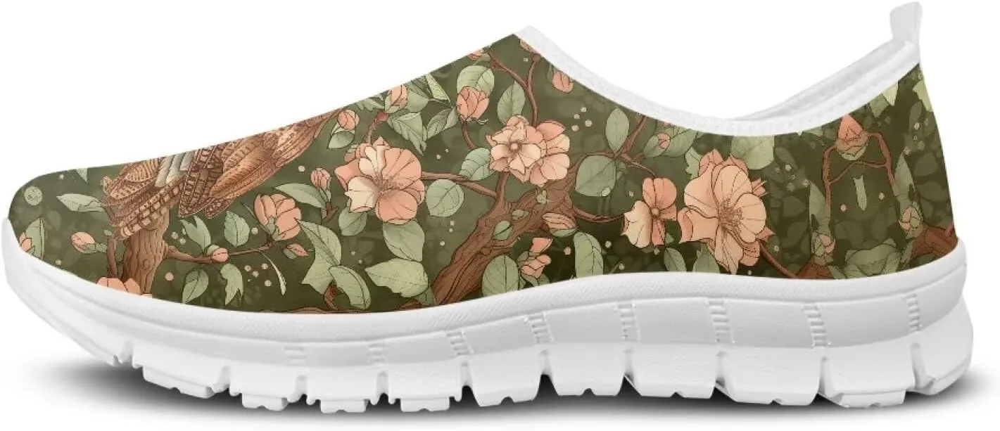Women's Animal Sneaker Soft Casual Low-Top Breathable Shoes Hands Free Slip On Non-Slip Tennis Sneaker for Ladies US 5.5-11.5