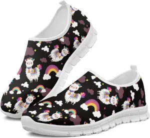 Women's Animals Sneaker Casual Breathable Mesh Anti-Skid Low-Top Outdoor Shoes Soft Slip On Holiday Travel Sneaker for Ladies US 5.5-11.5