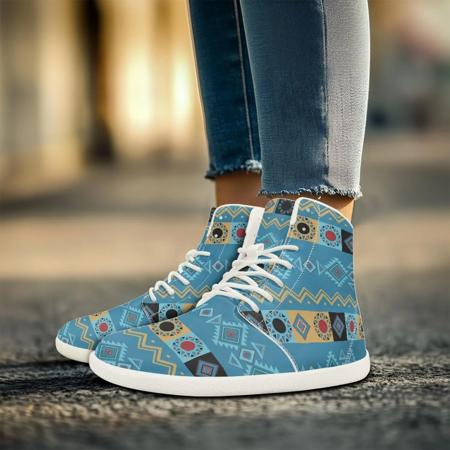 Women's Barefoot Shoes Men's Waterproof High Top Walking Shoes Wide Toe Box Zero Drop Hiking Sneakers