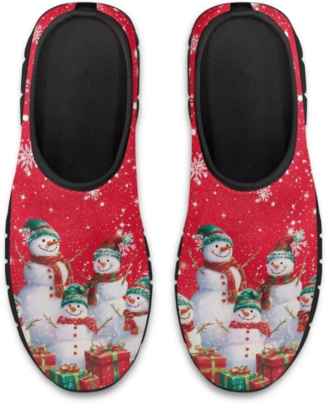 Women's Christmas Sneaker Casual Low Top Shoes Slip On Lightweight Non-Slip Holiday Walking Sneaker for Women US 5.5-11.5