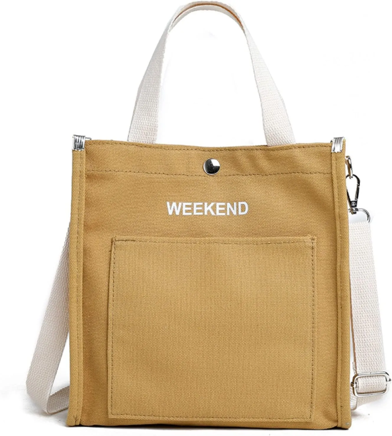 Women's Large Capacity Canvas Handbag Letter Printed Shoulder Messenger Bag Clutch Wallet for Men Leather Bags