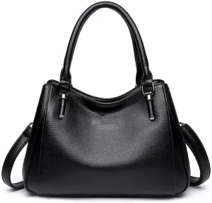 Womens Leather Handbags Top Handle Purses Totes Satchel Shoulder Bag for Ladies