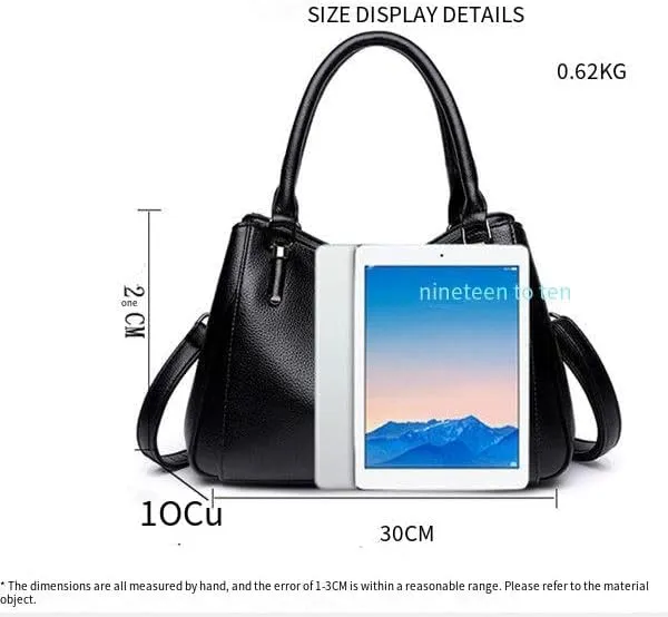 Womens Leather Handbags Top Handle Purses Totes Satchel Shoulder Bag for Ladies