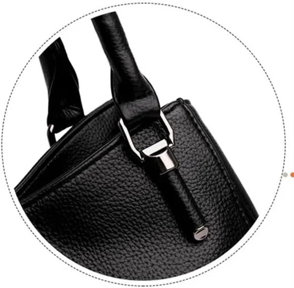 Womens Leather Handbags Top Handle Purses Totes Satchel Shoulder Bag for Ladies