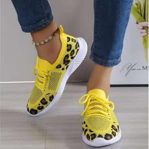 Womens Slip On Walking Shoes Non Slip Running Shoes Knitted Mesh Breathable Sneakers Athletic Tennis Sneakers Mesh Workout Casual Outdoor Leisure Sports Shoes
