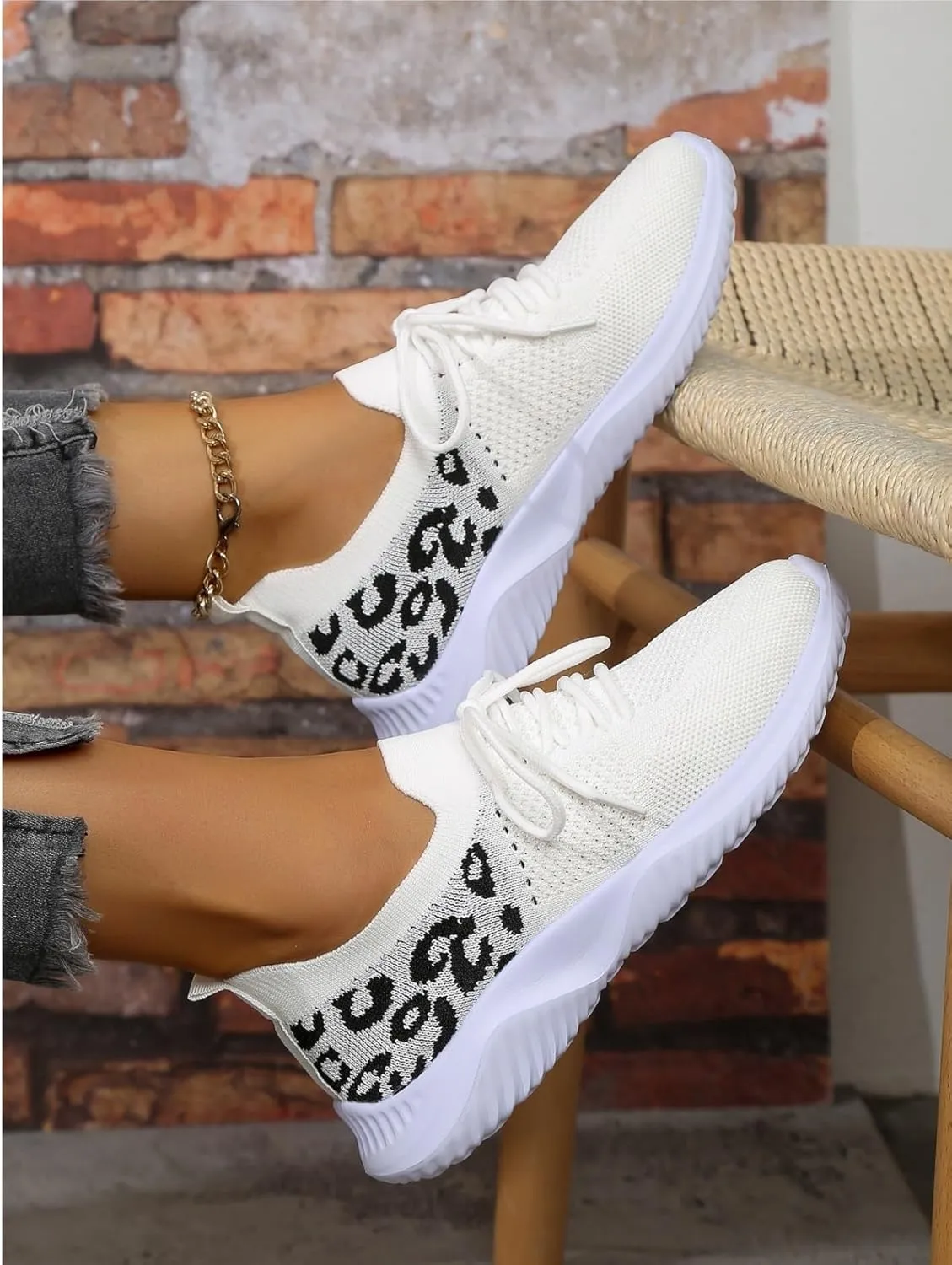Womens Slip On Walking Shoes Non Slip Running Shoes Knitted Mesh Breathable Sneakers Athletic Tennis Sneakers Mesh Workout Casual Outdoor Leisure Sports Shoes