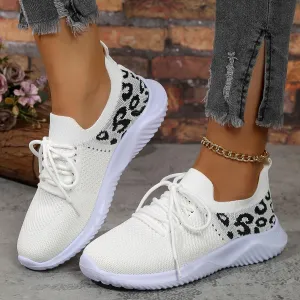 Womens Slip On Walking Shoes Non Slip Running Shoes Knitted Mesh Breathable Sneakers Athletic Tennis Sneakers Mesh Workout Casual Outdoor Leisure Sports Shoes