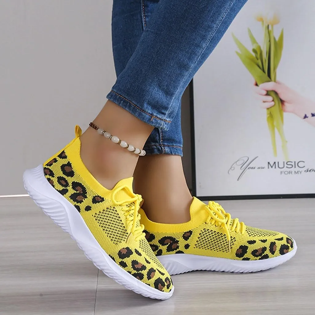 Womens Slip On Walking Shoes Non Slip Running Shoes Knitted Mesh Breathable Sneakers Athletic Tennis Sneakers Mesh Workout Casual Outdoor Leisure Sports Shoes
