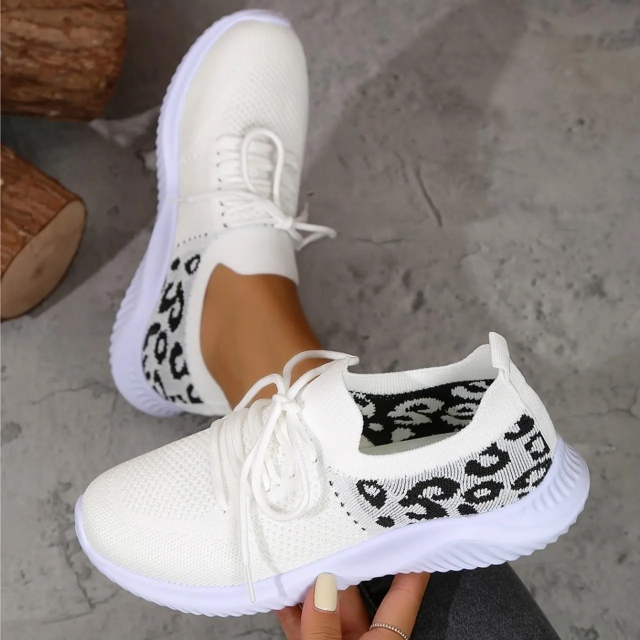 Womens Slip On Walking Shoes Non Slip Running Shoes Knitted Mesh Breathable Sneakers Athletic Tennis Sneakers Mesh Workout Casual Outdoor Leisure Sports Shoes