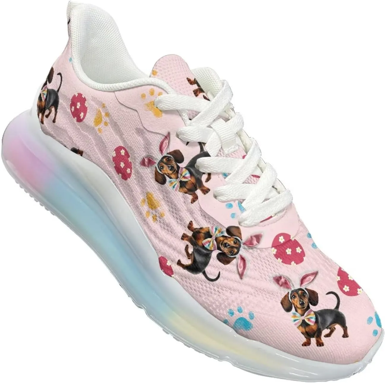 Women's Sneaker Air Cushion Running Tennis Shoes Non Slip Lightweight Arch Support Walking Shoes for Women Size 6-11