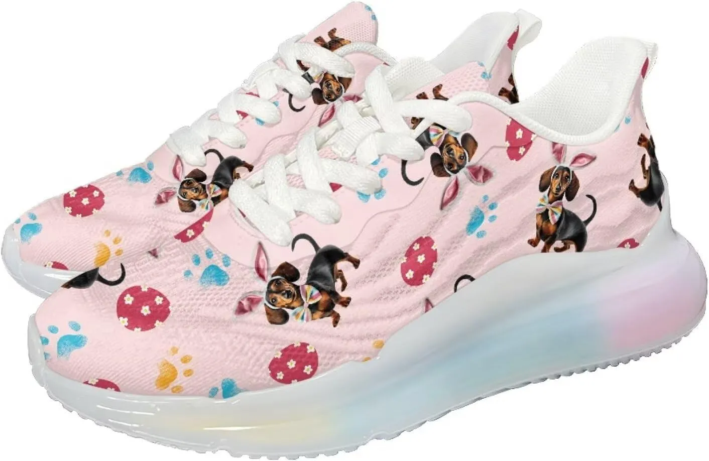 Women's Sneaker Air Cushion Running Tennis Shoes Non Slip Lightweight Arch Support Walking Shoes for Women Size 6-11