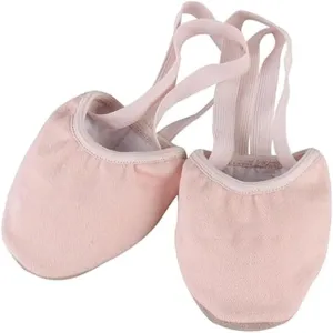 Women's Stretch Canvas Half Sole Dance Shoes Ballet Shoes Stretchy Leather Pirouette Shoes for Ballet, Lyrical, Modern, Jazz Dance, and Contemporary