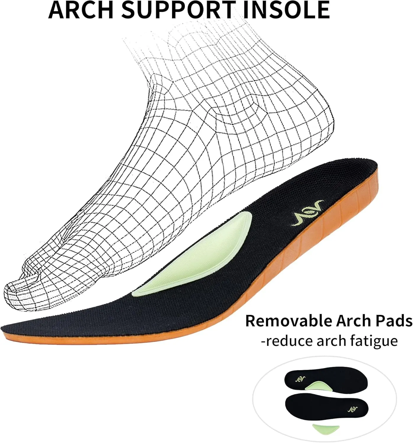Womens Walking Shoes with Arch Support Orthotic Plantar Fasciitis Tennis Shoes Fashion Sneakers