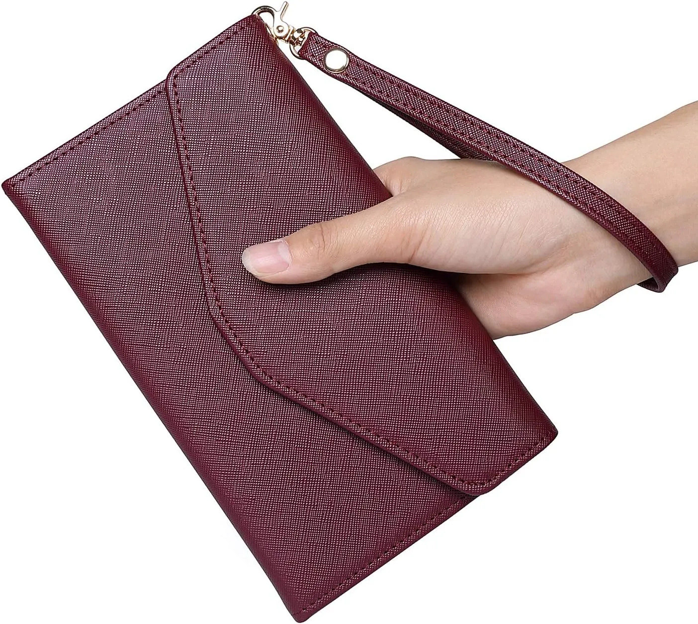 ZOPPEN Passport Holder Women Travel Wallet (Ver.5) for Women Rfid Blocking Passport Cover Case Document Organizer Wrist Strap